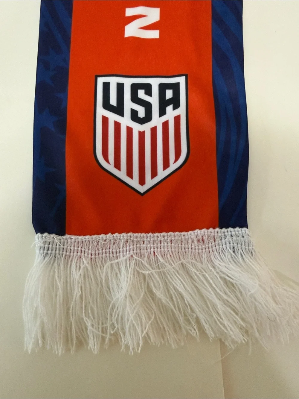 USA USMNT Red and Navy Supporter Scarf